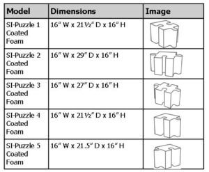 Puzzle graphic table