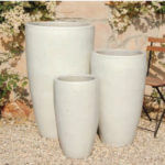 Oversize White Ceramic Planters