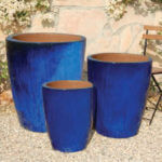 Large Blue Planter