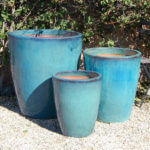 Flared Ceramic Planters