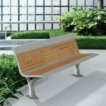 Allure Recycled Planks Contour Bench
