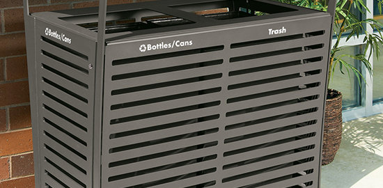 Steel. Plastisol. Receptacle.