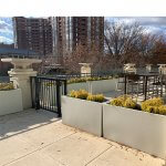 Large fiberglass planters