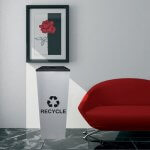 Metro stainless steel trash