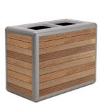 wood. trash. low-maintenance.