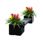 Relais Fiberglass planter bench