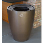 Bronze 2 stream fiberglass receptacle