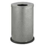 Silver Vein Indoor Steel Receptacle
