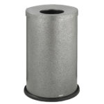 Silver Vein Indoor Steel Receptacle