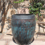 Two Tone Large textured Planter