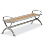 Wood. Plastic. Aluminum. Seating.