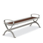 Wood. Plastic. Aluminum. Seating.