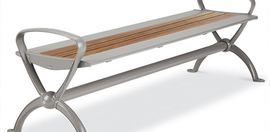 Seating. Eco-conscious. Wood. Metal.