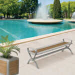 Seating. Eco-conscious. Wood. Metal.