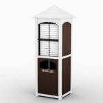 Bermuda Single Tower Towel Valets