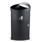 Nook Perforated Steel Receptacle