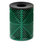 Steel. Trash. Waste. Slotted.