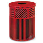 Steel. Trash. Waste. Slotted.