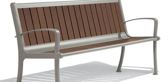 Plastic Wood Bench