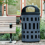 Van Nuys Steel Receptacle