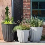 Resin Planters in use