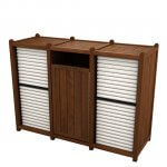 IPE Wood Towel Valets