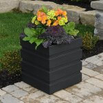 Modern Black planter