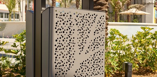 outdoor recycling bins for hotels