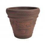 Rust Color Plastic Planter