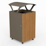 Elevation Thermory Wood Receptacle