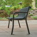 steel. seating. park. durable.