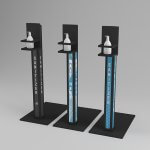 Clean Point Wrapped Post Sanitizer Stand