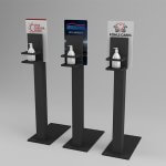 Clean Point Small Graphics Sanitizer Stand