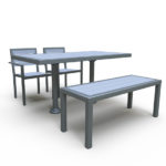 Green View Silver and Blue