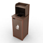 Tray Top Waste Receptacle